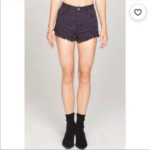 Amuse Society Moi Black Jean Shorts 27